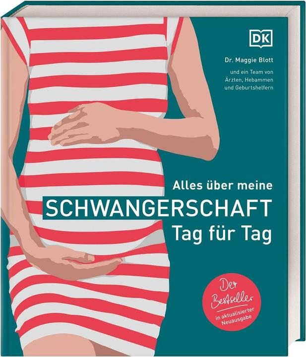 Produktbild Alles über meine Schwangerschaft Tag für Tag (Deutsch, Anke Wellner-Kempf, Dr. Maggie Blott, DK Verlag, 2023)