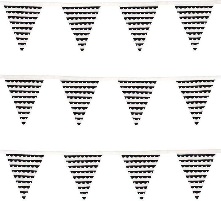 Actual product image Jabadabado Fabric pennant chain black (15 x 6 x 20 cm)
