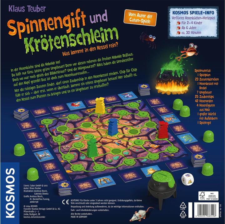 Produktbild Kosmos Spinnengift und Krötenschleim (Deutsch)