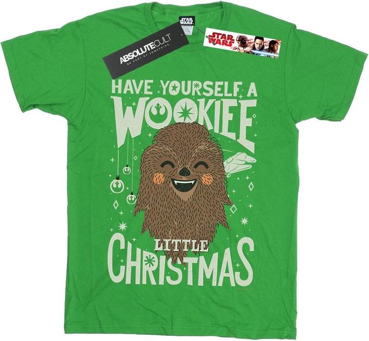 Star Wars Wookiee Little Christmas TShirt Jungen