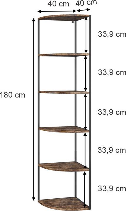 Produktbild Vicco Fyrk (40 x 40 x 180 cm)