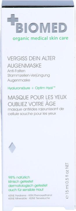 Image du produit Biomed Oubliez votre âge masque pour les yeux crème (15 ml)