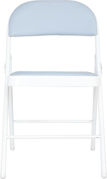 Produktbild HTI-Living Klappstuhl Kunstleder Gestell Weiss 6er-Set