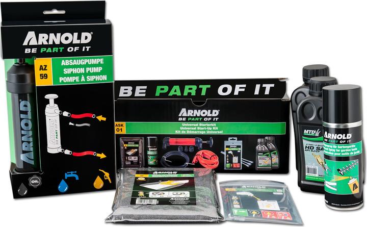 Image du produit Arnold Kit de démarrage (Tondeuse à gazon, Scarificateur, Pièces de rechange pour machines de jardinage)