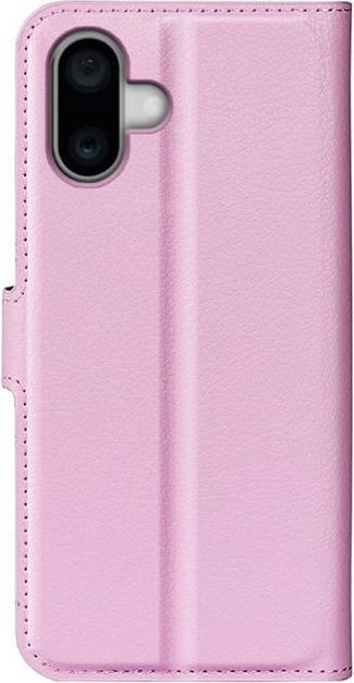 Actual product image MU Classic Litchi Leather Bookcover Series (Apple iPhone 16)