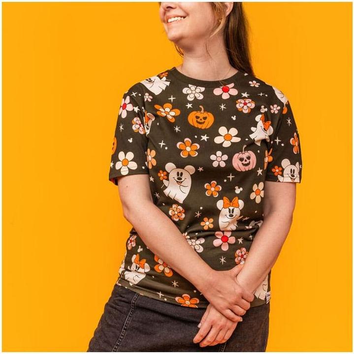 Actual product image Loungefly Disney by Tee T-Shirt Unisex Mickey and Friends Halloween Size M (M)