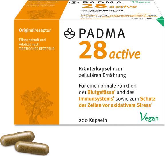 Padma 28 Active (200 Stück, Kapseln, 162 g)
