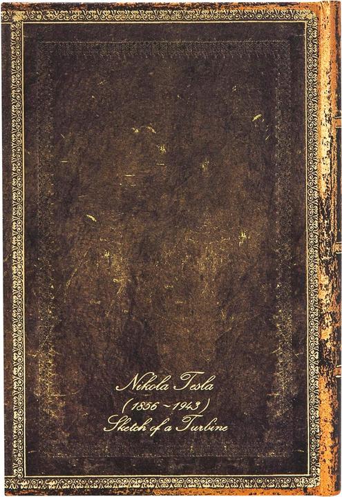 Produktbild Paperblanks Faszinierende Handschriften Tesla, Skizze einer TurbineMiniLIN (Liniert)