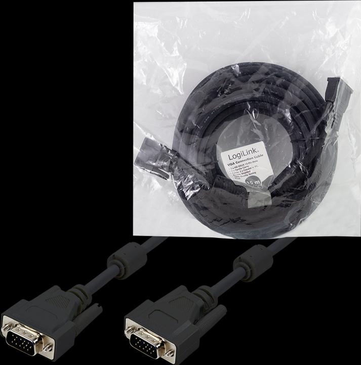 Actual product image LogiLink VGA — VGA (15 m, VGA)