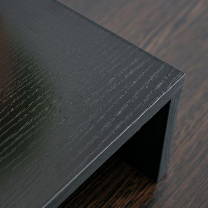 Produktbild Swisshandel24 Monitorständer Länge Winkel verstellbar doppelter Bildschirmständer Holzregal Monitorhalter für Bild