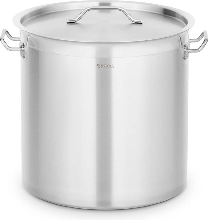 Royal Catering Kochtopf Induktion Topf für Induktion Induktionsherd Topf 33 L 350 mm (35 cm, Kochtopf, Edelstahl)