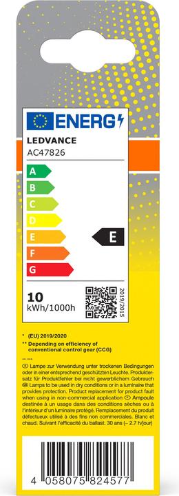 Energy Label Osram Dulux D (G24d, 9.50 W, 1080 lm, 1 x, E)