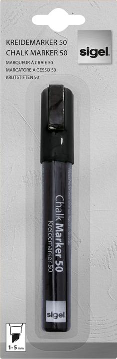 Actual product image Sigel Chalk marker artverum (Black, 5 mm, 1 x)