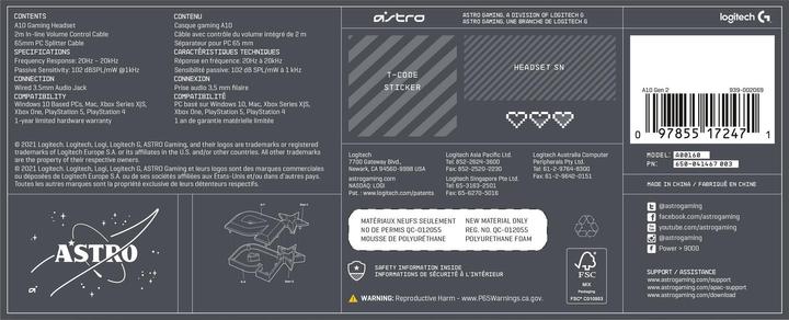 Productafbeelding Astro Gaming A10 Gen 2 (Bedraad)