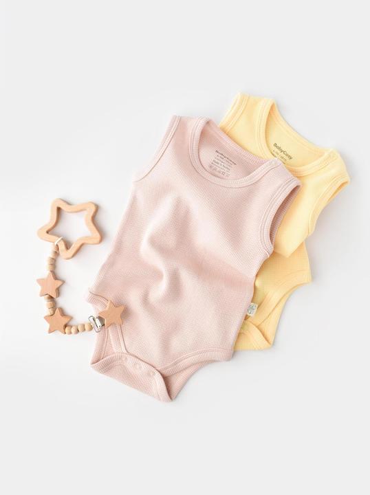 BabyCosy Body. ärmellos. 2 Pack