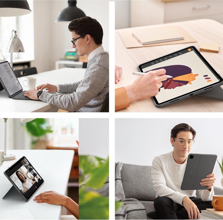 Image du produit Logitech Combo Touch (CH, iPad Pro 12.9 2022 (6e génération), iPad Pro 12.9 2021 (5ème génération))