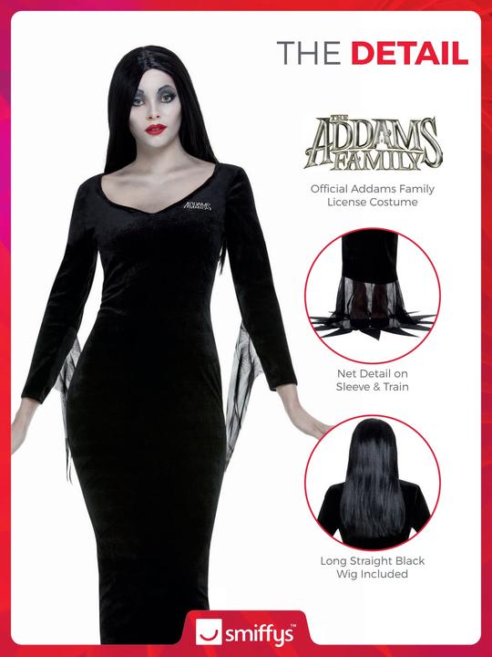 Produktbild Smiffys Addams Family: Morticia (36, 38)