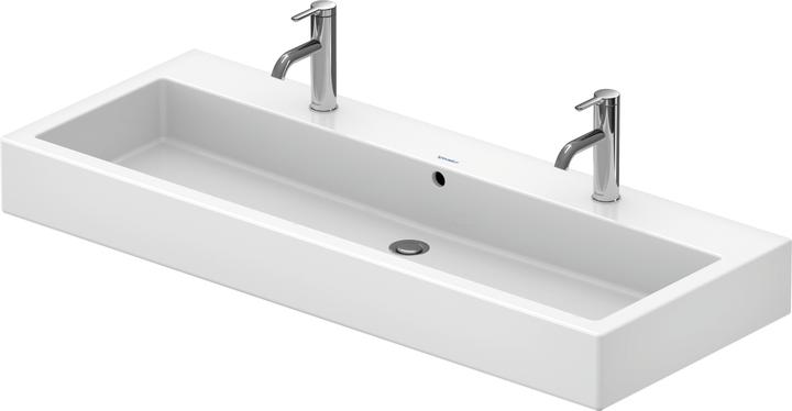 Duravit Waschtisch VERO m ÜL HLB 1200x470mm 2 Hahnlöcher weiss (470 mm, 1200 mm)