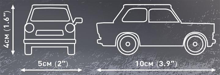 Actual product image Cobi Trabant 601