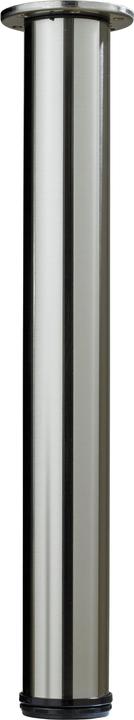 Produktbild Hettich Tischbeine / Tischfuss / Möbelfuss mit XXL-Höhenverstellung (rund, Stahl, Edelstahl-Optik, D 7