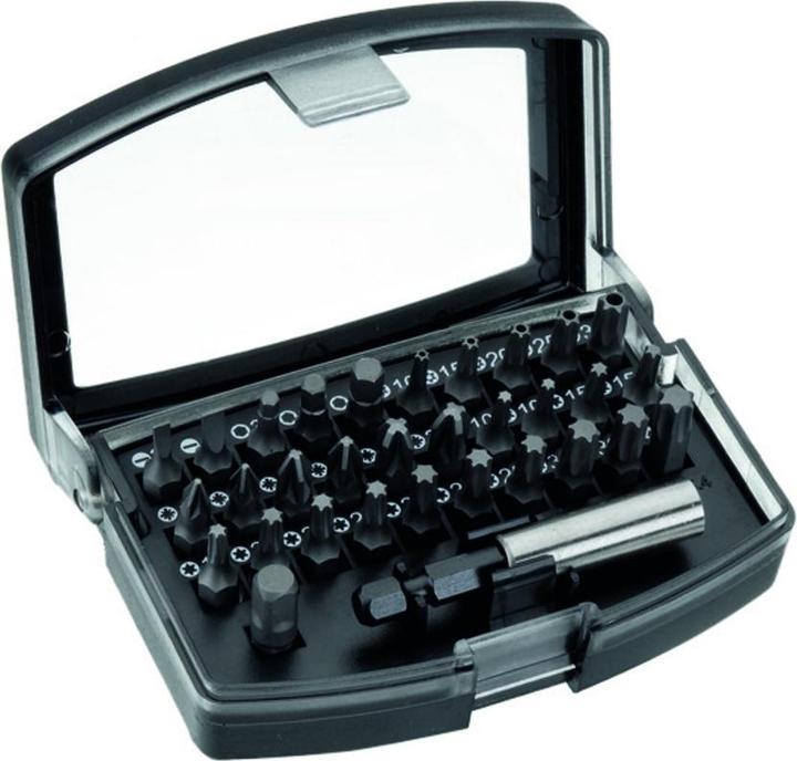 Produktbild OK-Line Schraubendreherklingen-Set (10 / 15 / 20 / 25 / 30, SL 4-6 mm, je 1x TX 10 / TX 15 / TX 20 / TX 25 / TX 30 / TX 40 (75 mm), PZ1 / PZ2 PZ3, Hex 3-4-5)