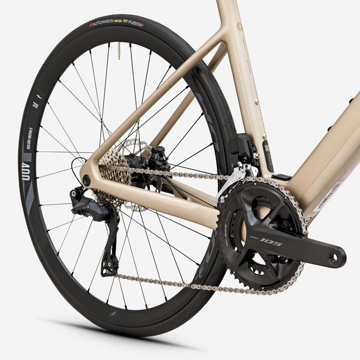 Produktbild Van rysel E-Rennrad Carbon E-EDR CF Mahle X20 Shimano 105 Di2 beige (3.40 cm)