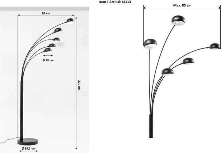 Produktbild Kare Design Five Fingers Economy (E14)
