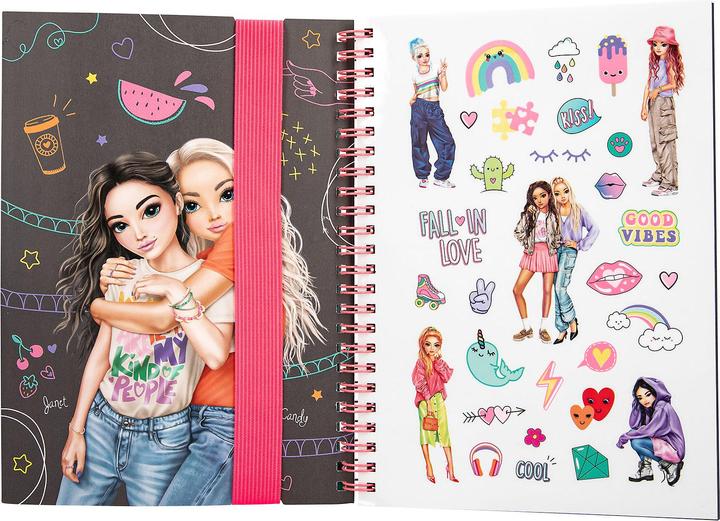 Productafbeelding Top Model Topmodel - TOPModel Neon Doodle Book with Neon Pen Set - (413217)
