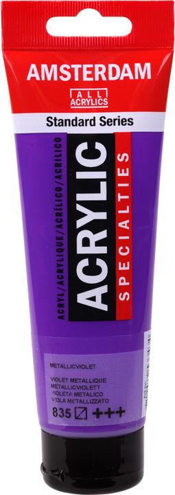 Produktbild Amsterdam Acrylfarbe - Tuben à 120ml (Metallic Violet, 120 ml)