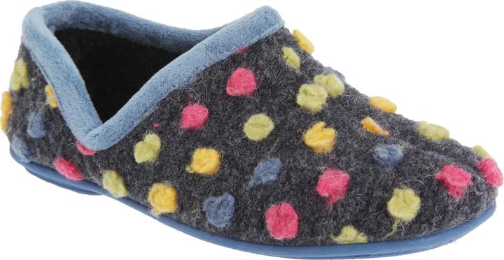 Universal Textiles Jade Hausschuhe Pantoffeln gepunktet