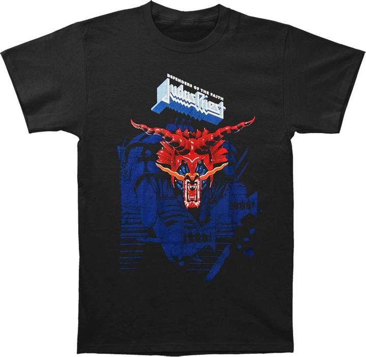 Judas Priest TShirt Erwachsene Defenders Of The Faith Baumwolle (L)