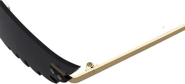 Actual product image JTI Unique sunglasses - Fires - Black and gold