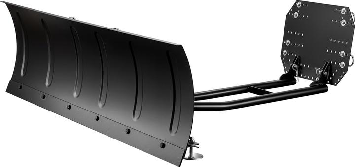 Produktbild Wiltec Universal Schneeschild 100x40 cm verstellbar Rasentraktor Schneepflug Traktor