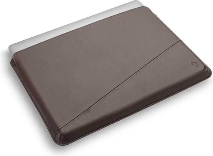 Actual product image Decoded Leather Frame Sleeve for MacBook 16" brown (15.98", Apple)
