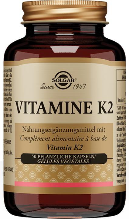 Produktbild Solgar Vitamine K2 (neu) Kaps (50 Stück, Kapseln, 138 g)
