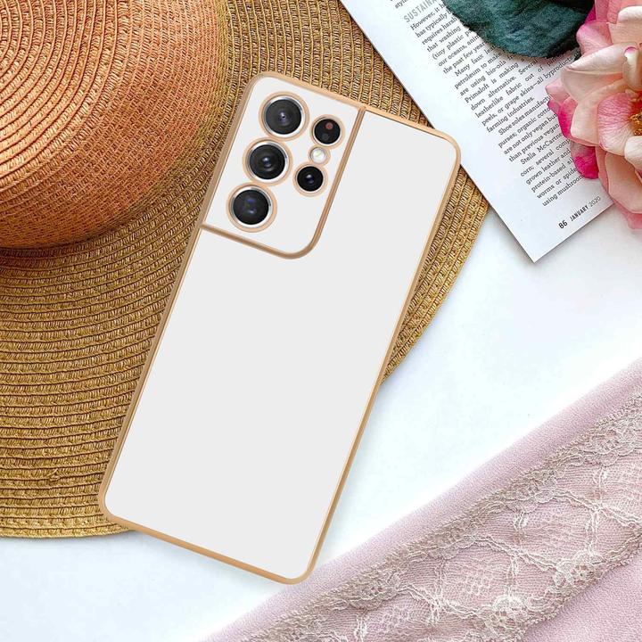 Produktbild Cadorabo Hülle für Samsung Galaxy S21 ULTRA im TPU mit Kameraschutz LM130 Style (Samsung Galaxy S21 Ultra)