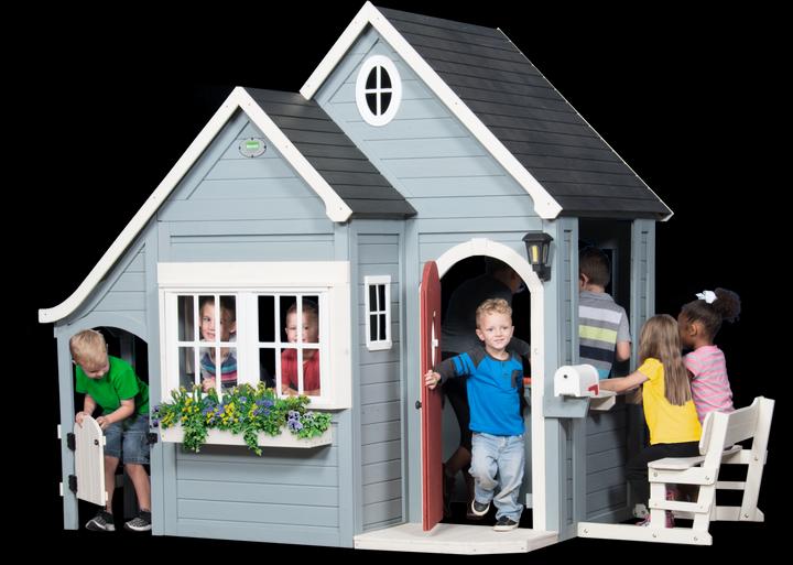 Actual product image Backyard Discovery Spring Cottage Playhouse