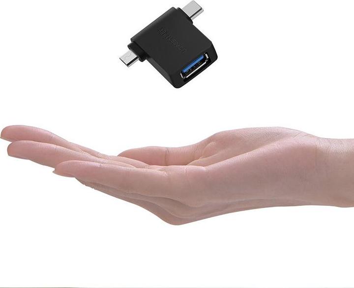 Produktbild Ugreen Micro USB + USB-C zu USB-A 3.0 Adapter (USB Typ C, USB-A)