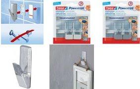 Actual product image tesa Powerstrips Transparent Hooks