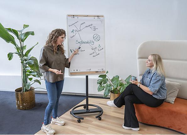 Actual product image Legamaster SKETCH INFINITE mobiles Flipchart Rundfuss