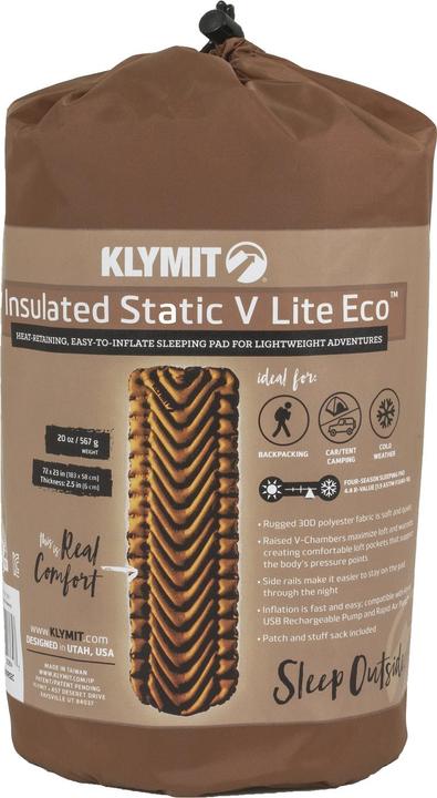 Actual product image Klymit Insulated Static V3