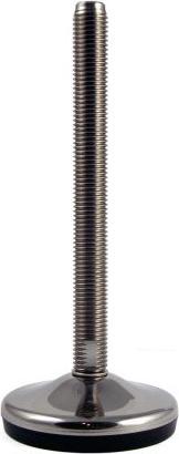 Rs Pro Verstellbarer Fuss M10 x 75mm, bis 300kg Edelstahl (Universalgleiter, 1 Stück)