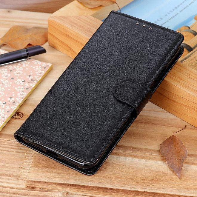 Actual product image MU Classic Litchi Leather Bookcover Series (Google Pixel 7a)