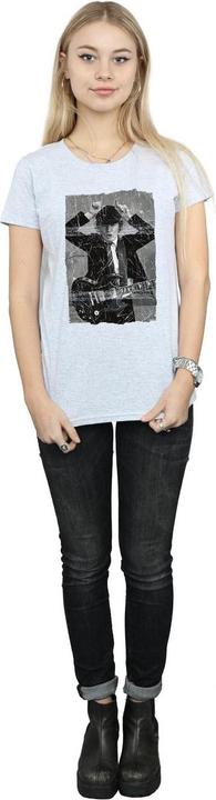 Image du produit AC/DC Femme/Ladies - Angus Young - T-shirt en coton avec photo en relief (XL)