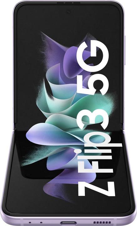 Image du produit Samsung Galaxy Z Flip3 5G UE (128 Go, Lavande, 6.70", SIM + eSIM, 12 Mpx, 5G)
