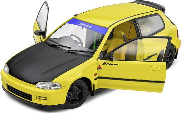 Produktbild Solido 1:18 Honda Civic (EG6) 1991 gelb