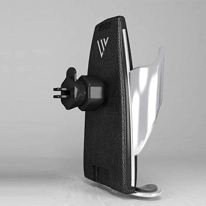 Produktbild PhoneLook eleganter Handyhalter fürs Auto Smart Sensor + Wireless charging inkl. USB-C