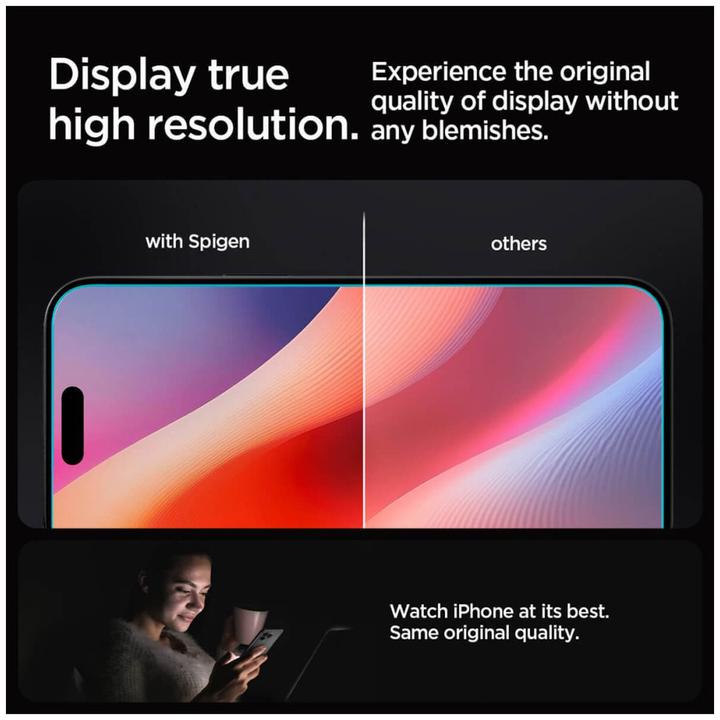 Produktbild Spigen Glas.TR (1 Stück, Apple iPhone 16 Pro)
