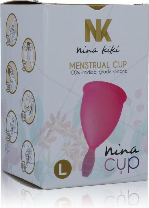 Nina Kiki Nina Cup Menstrual Cup Gr?Sse L Rosa