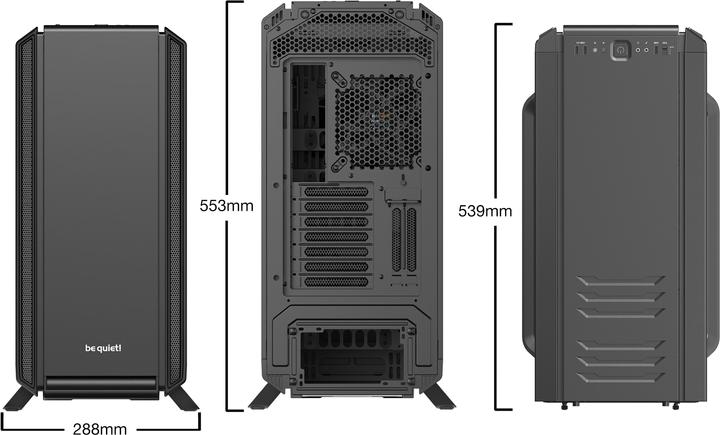 Actual product image be quiet! Silent Base 801 (ATX, mATX, Mini-ITX, E-ATX)